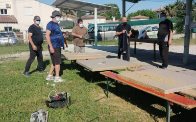 Notre matinée de travail au club