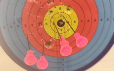 Préparation à la compétition de sarbacane chez les Cannes Blanches