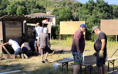 Remise en état du terrain